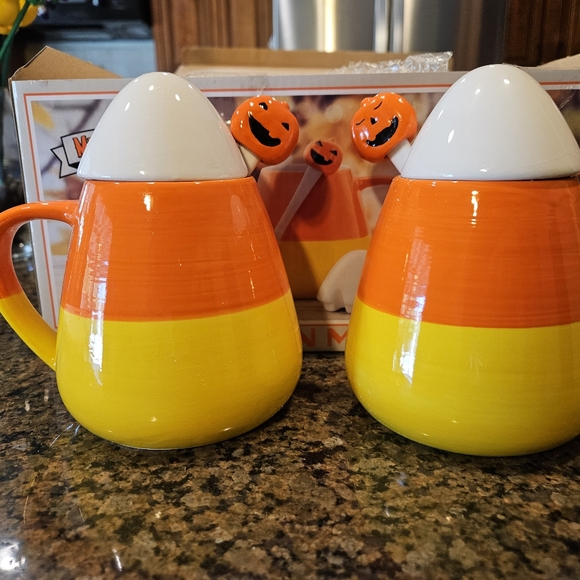 Mr. Halloween Candy Corn Mugs - Picture 4 of 9